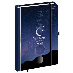 2024 Kalendarz Interdruk tygodniowy A5 Galaxy Metallic